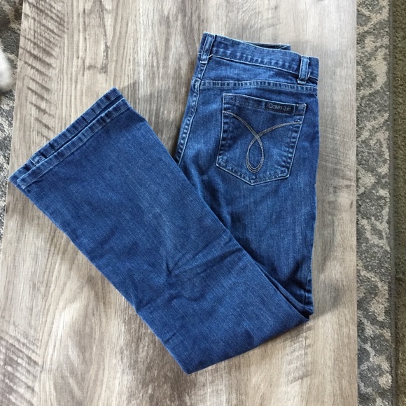 Calvin Klein Jeans Denim - Calvin Klein Wide Leg/Flare Jeans Size 29/8